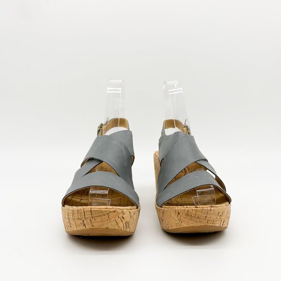 KorkEase Shoes Korks Adela Platform Wedge Sandal Blue Poshmark